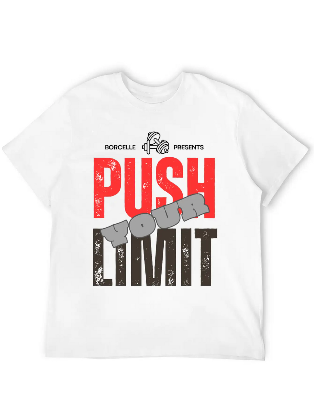 Push Your Limit Relaxed Everyday Tee – Lightweight And Durable Cotton