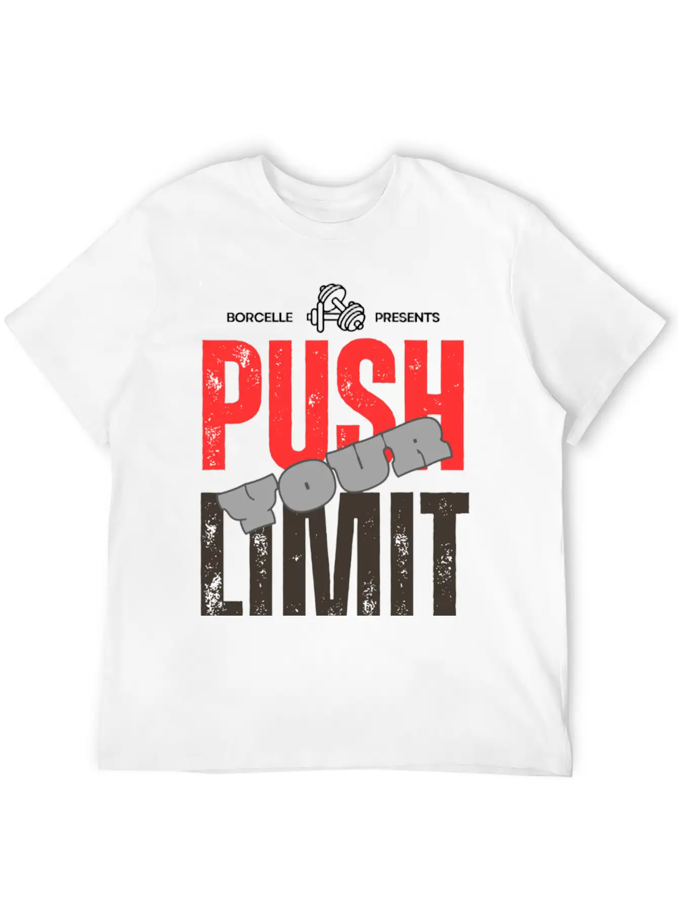 Push Your Limit Relaxed Everyday Tee – Lightweight And Durable Cotton