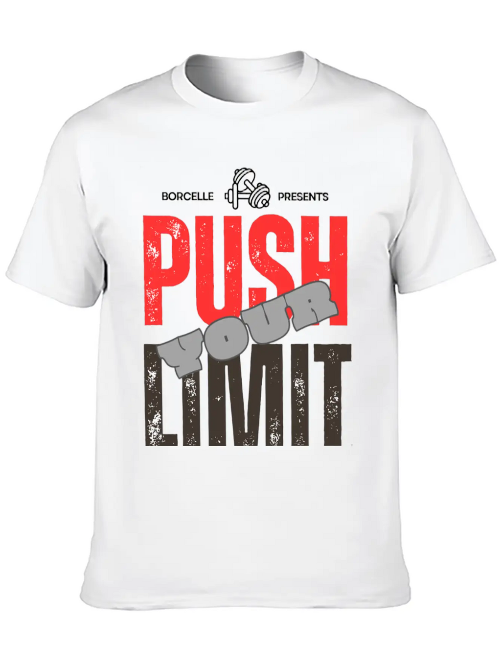 Push Your Limit Relaxed Everyday Tee – Lightweight And Durable Cotton