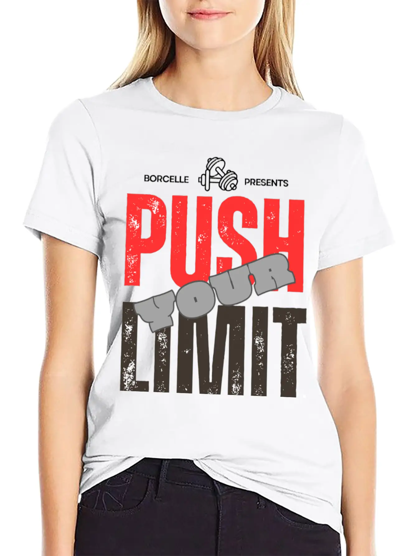 Push Your Limit Relaxed Everyday Tee – Lightweight And Durable Cotton