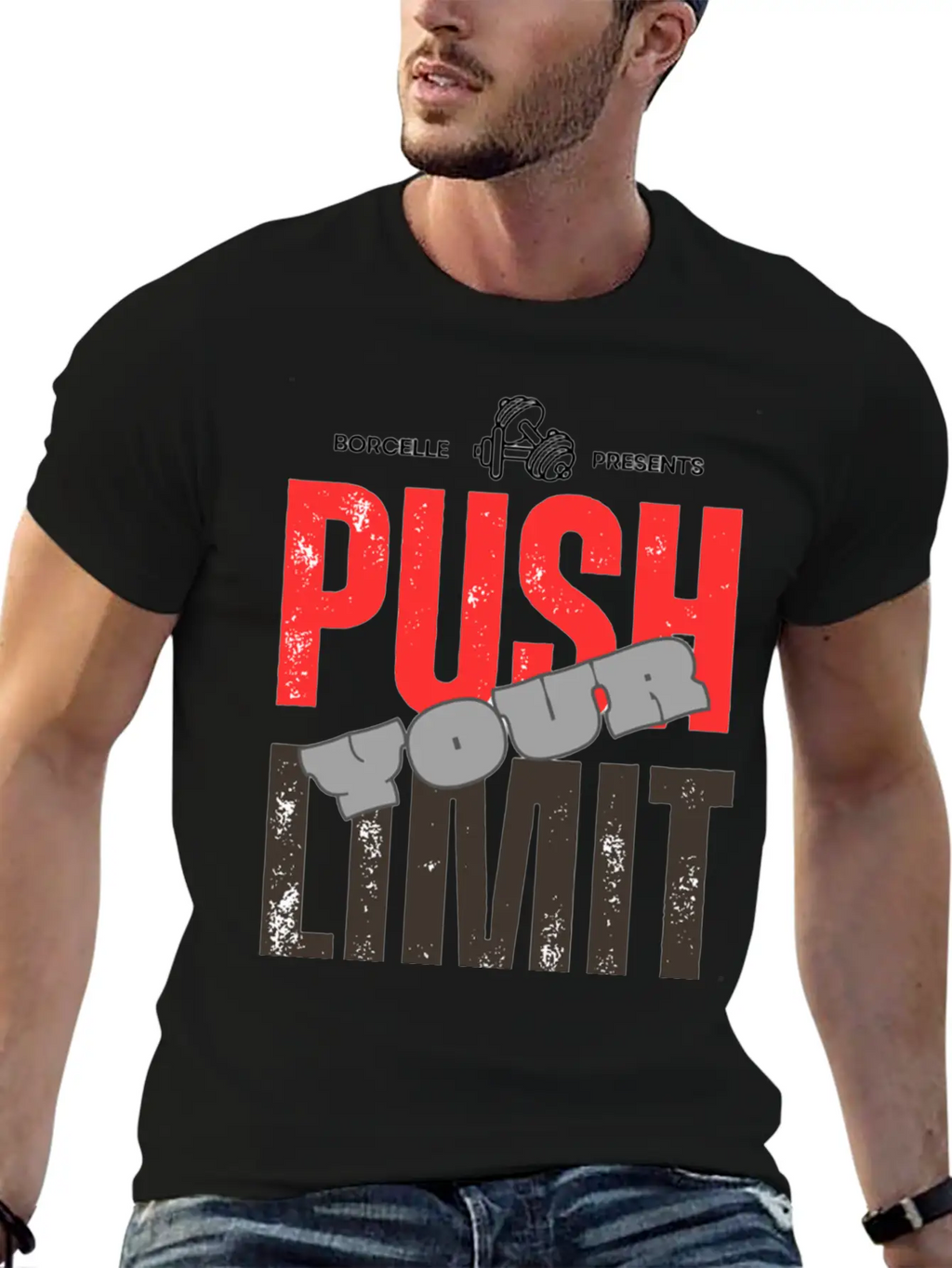 Push Your Limit Relaxed Everyday Tee – Lightweight And Durable Cotton