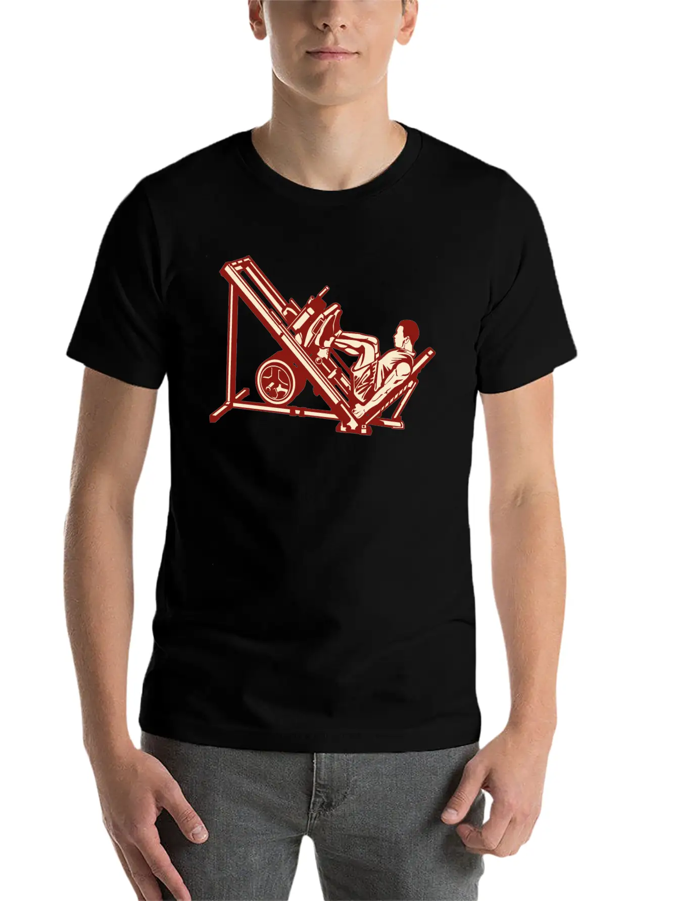 Push Yourself Basic Graphic T-Shirt – Daily Comfort In Soft Cotton