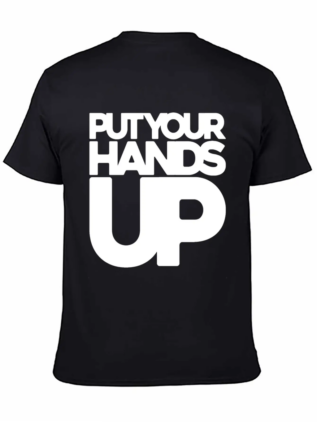 Put Your Hands Up Singer Gift Concert Festival Classic Cotton Tee – Unisex Comfort For Any Season
