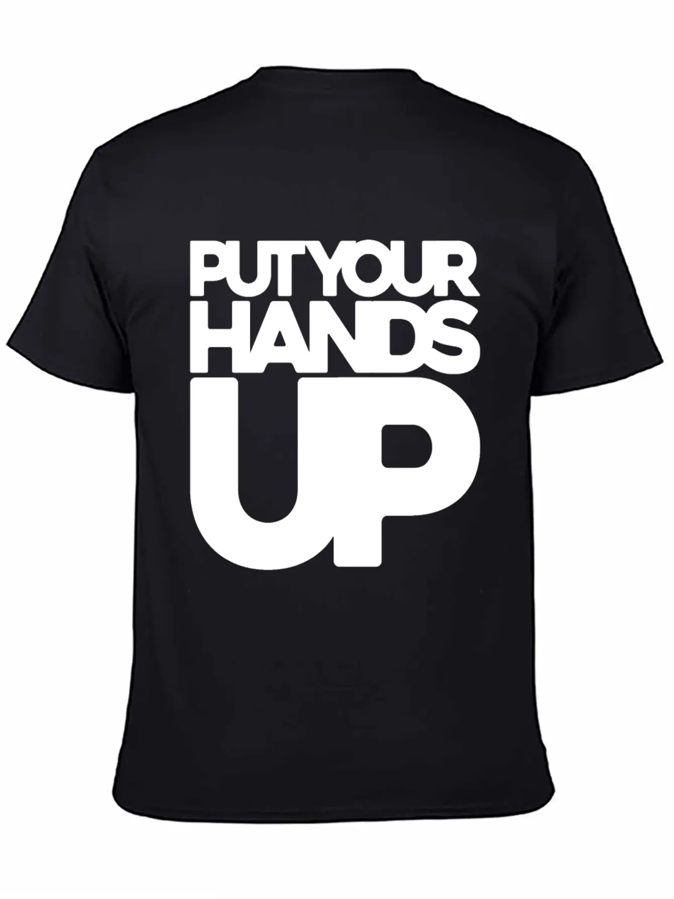Put Your Hands Up Singer Gift Concert Festival Classic Cotton Tee – Unisex Comfort For Any Season