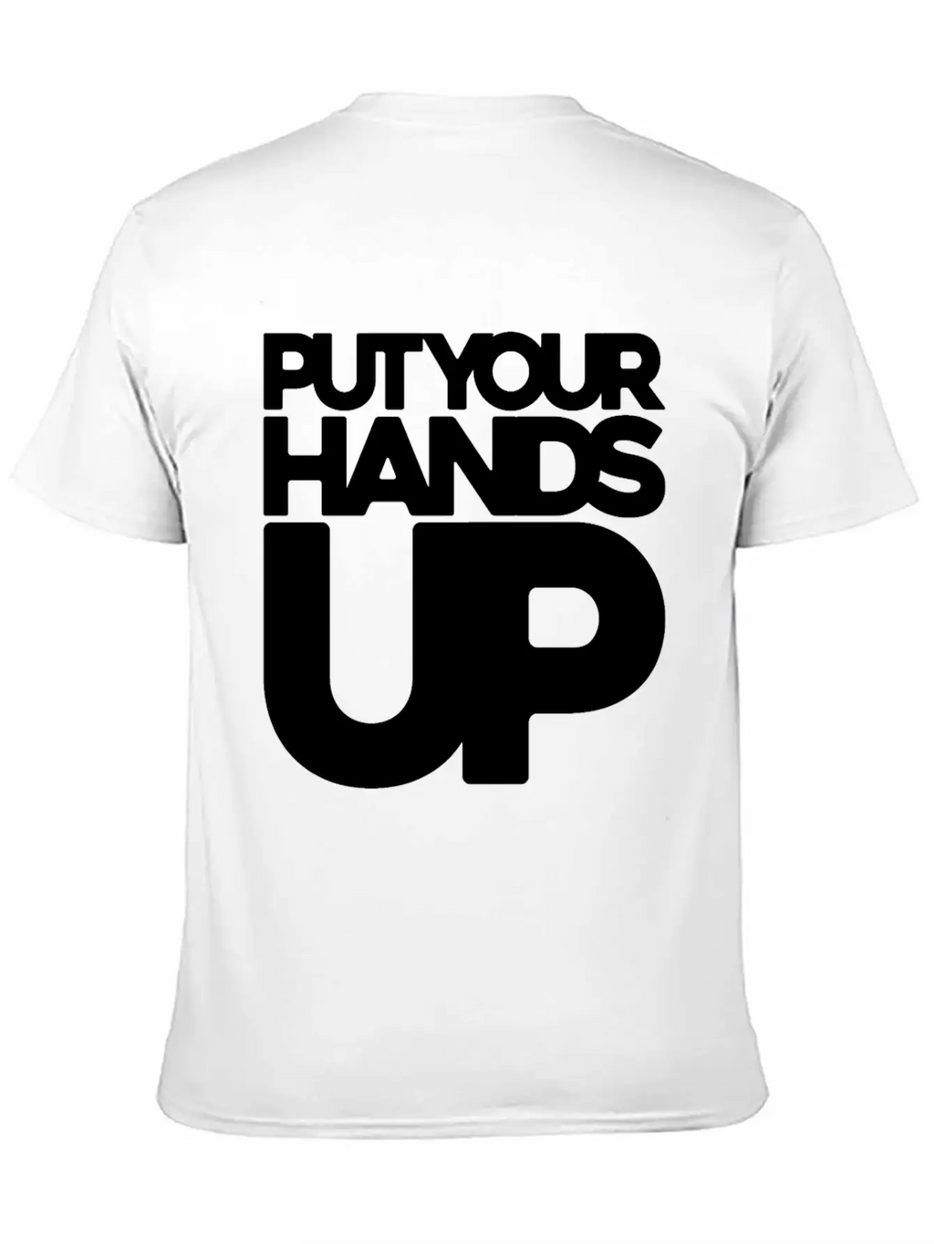 Put Your Hands Up Singer Gift Concert Festival Classic Cotton Tee – Unisex Comfort For Any Season