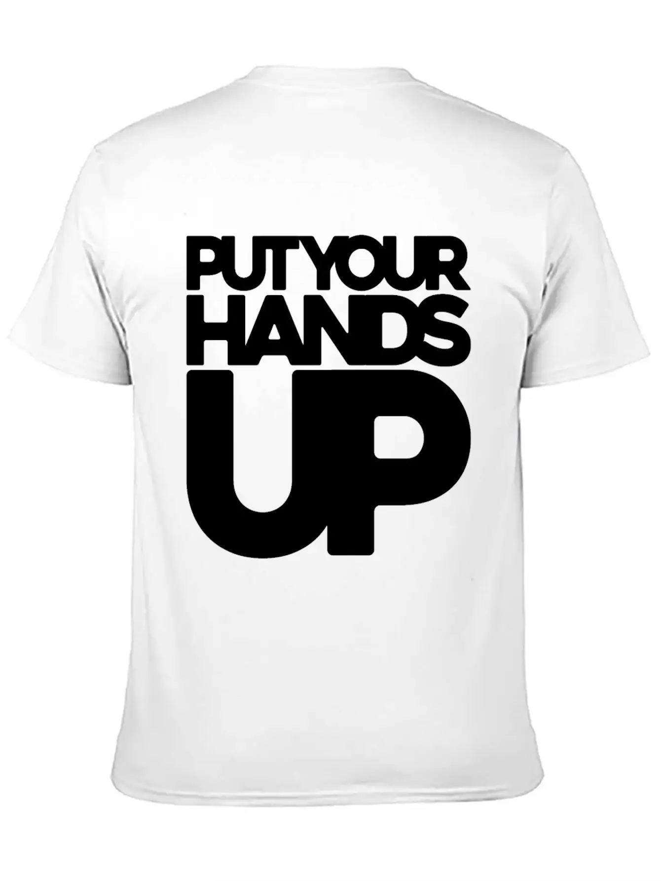 Put Your Hands Up Singer Gift Concert Festival Classic Cotton Tee – Unisex Comfort For Any Season