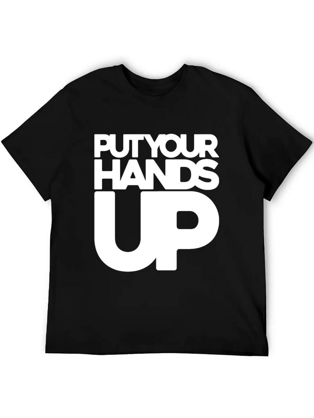 Put Your Hands Up Singer Gift Concert Festival Classic Cotton Tee – Unisex Comfort For Any Season