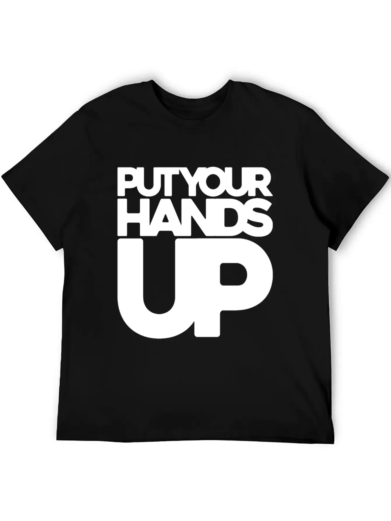 Put Your Hands Up Singer Gift Concert Festival Classic Cotton Tee – Unisex Comfort For Any Season