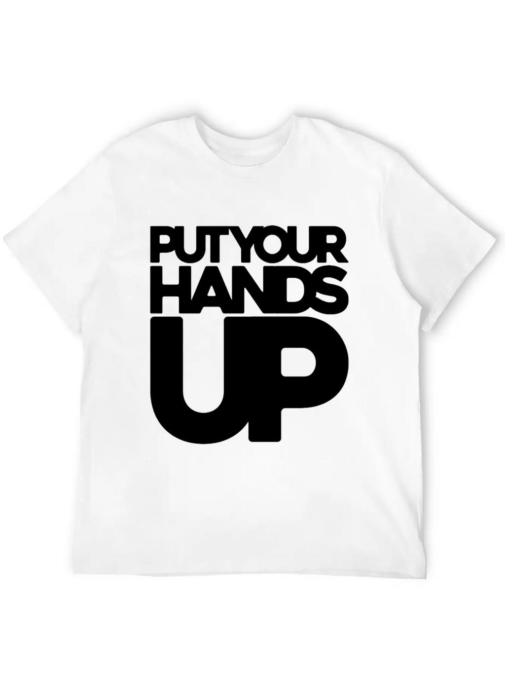Put Your Hands Up Singer Gift Concert Festival Classic Cotton Tee – Unisex Comfort For Any Season