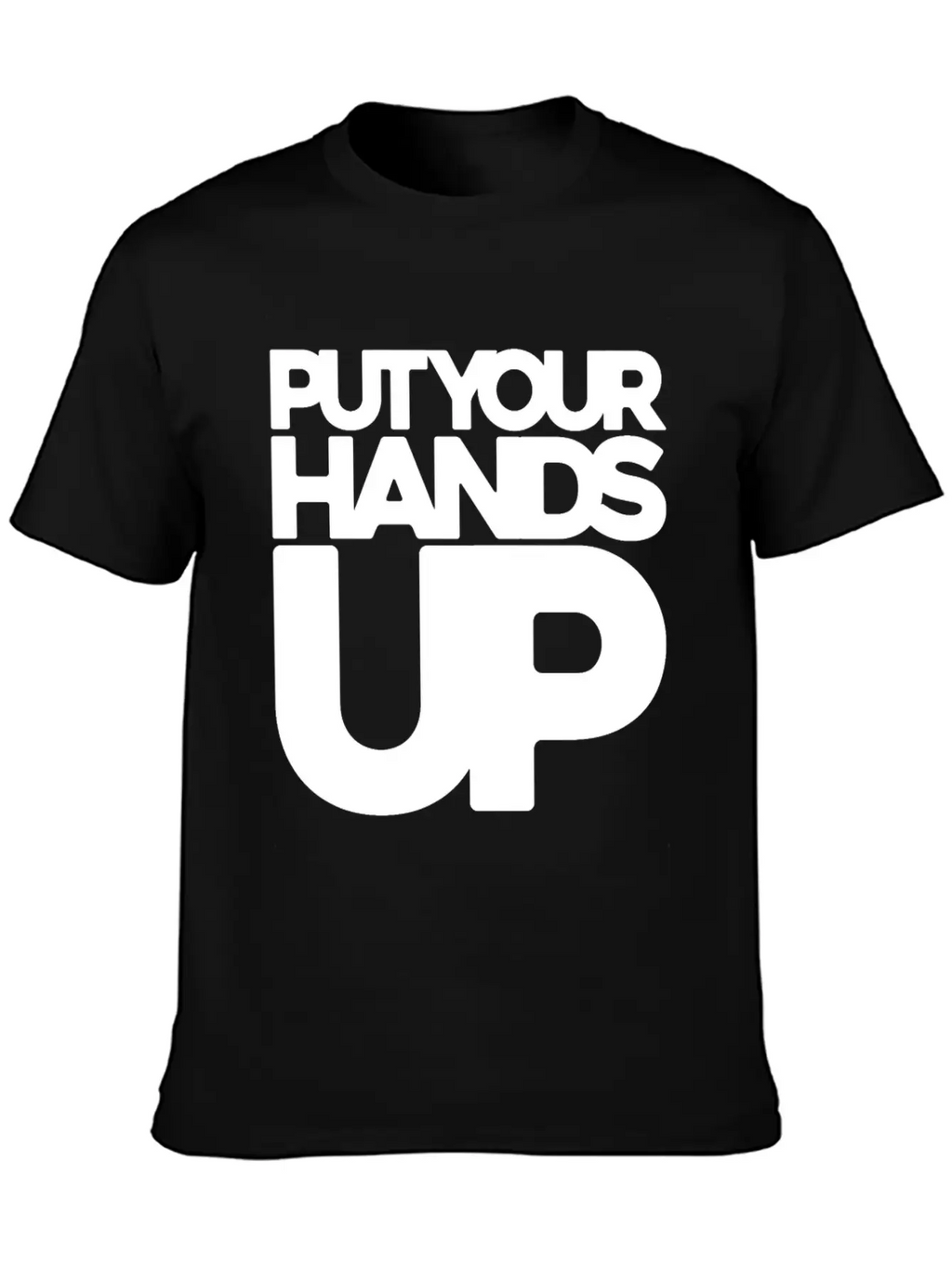 Put Your Hands Up Singer Gift Concert Festival Classic Cotton Tee – Unisex Comfort For Any Season