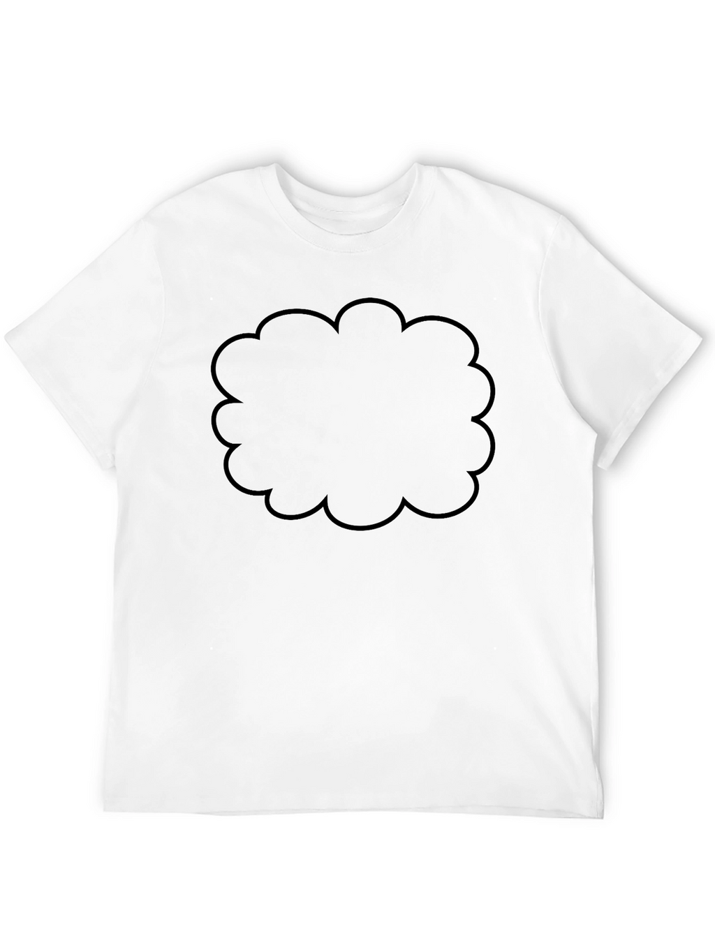 Black Cloud Graphic Mens T-Shirt