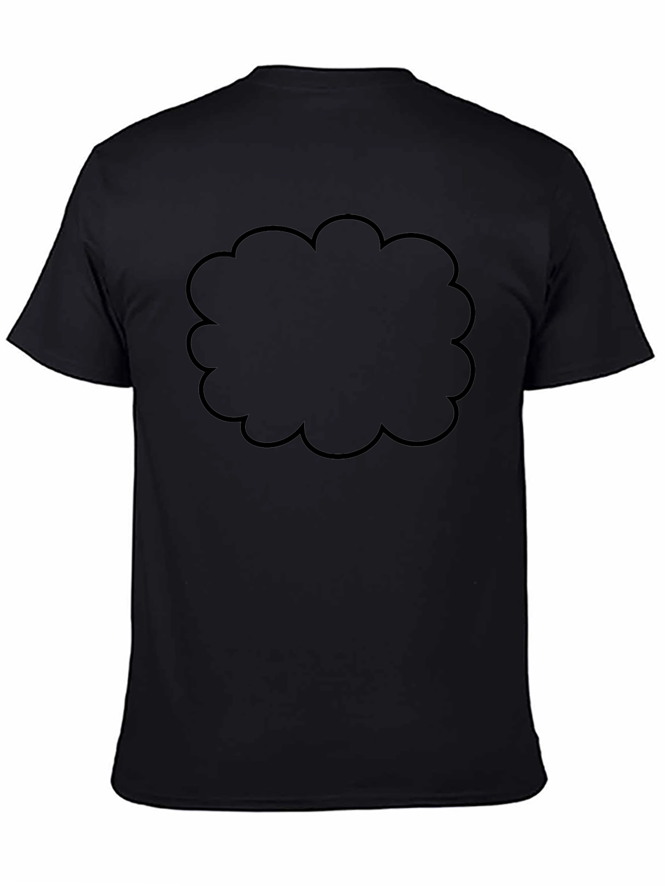 Black Cloud Graphic Mens T-Shirt