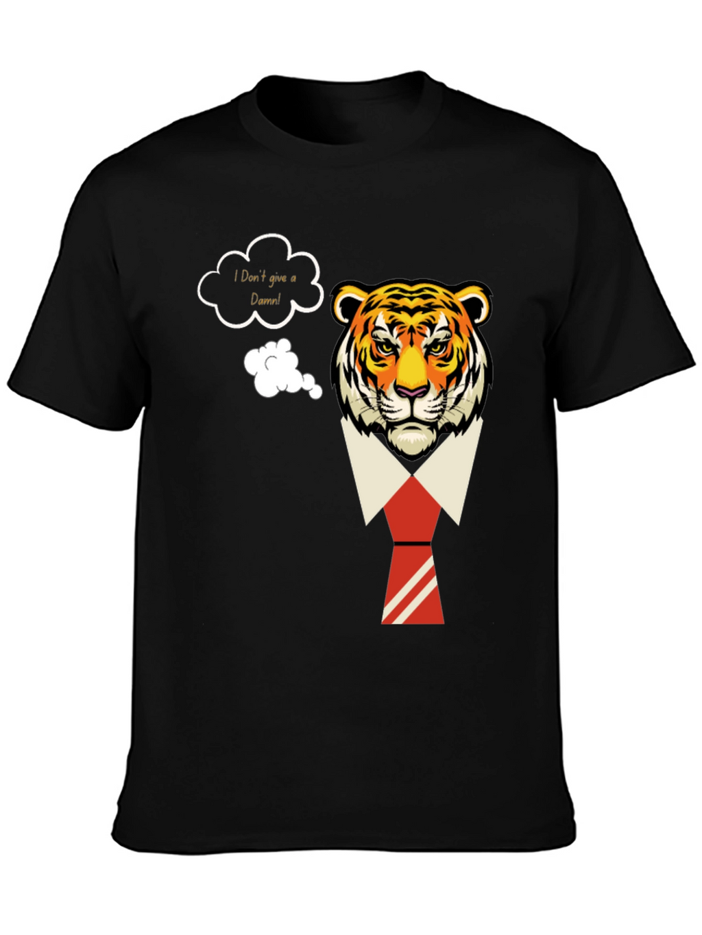 I Dont Give a Damn Tiger T-Shirt