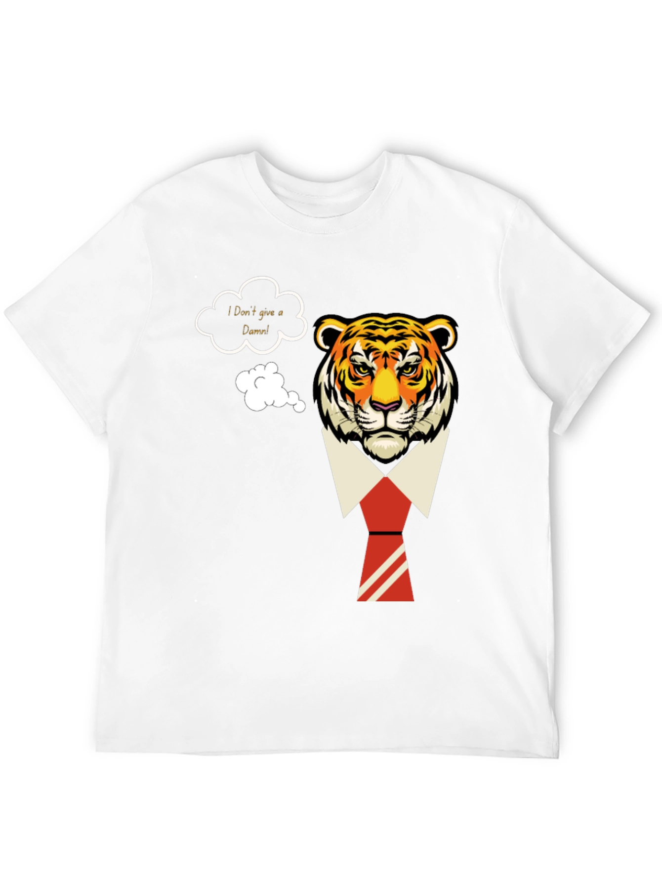I Dont Give a Damn Tiger T-Shirt