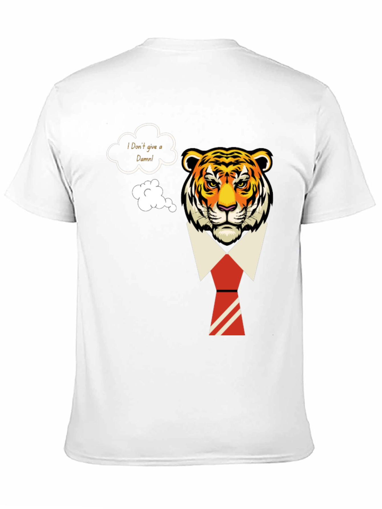 I Dont Give a Damn Tiger T-Shirt