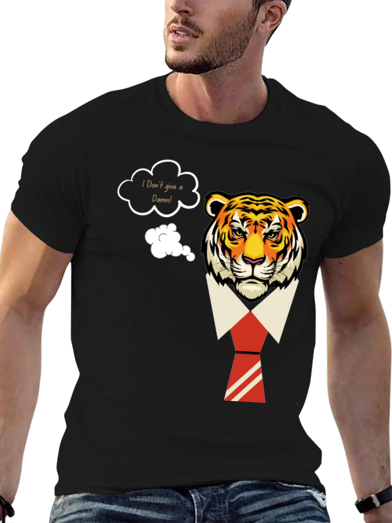 I Dont Give a Damn Tiger T-Shirt