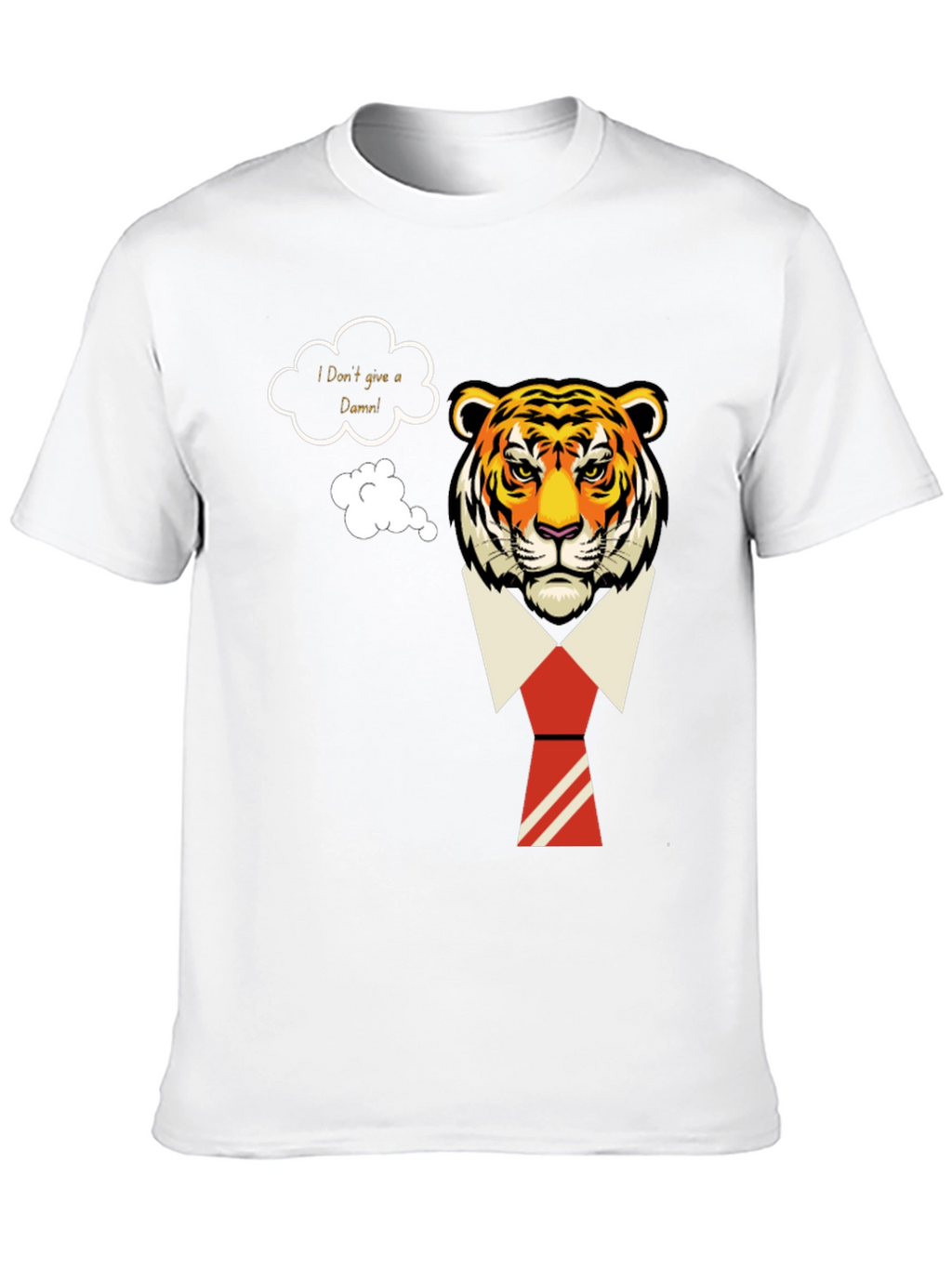I Dont Give a Damn Tiger T-Shirt