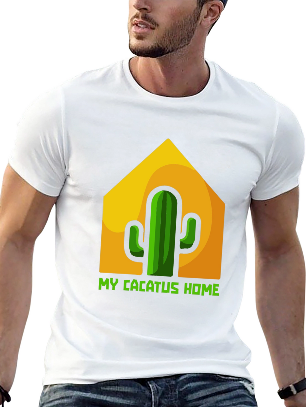 Cactus Home T-Shirt - Funny Plant Lover Tee