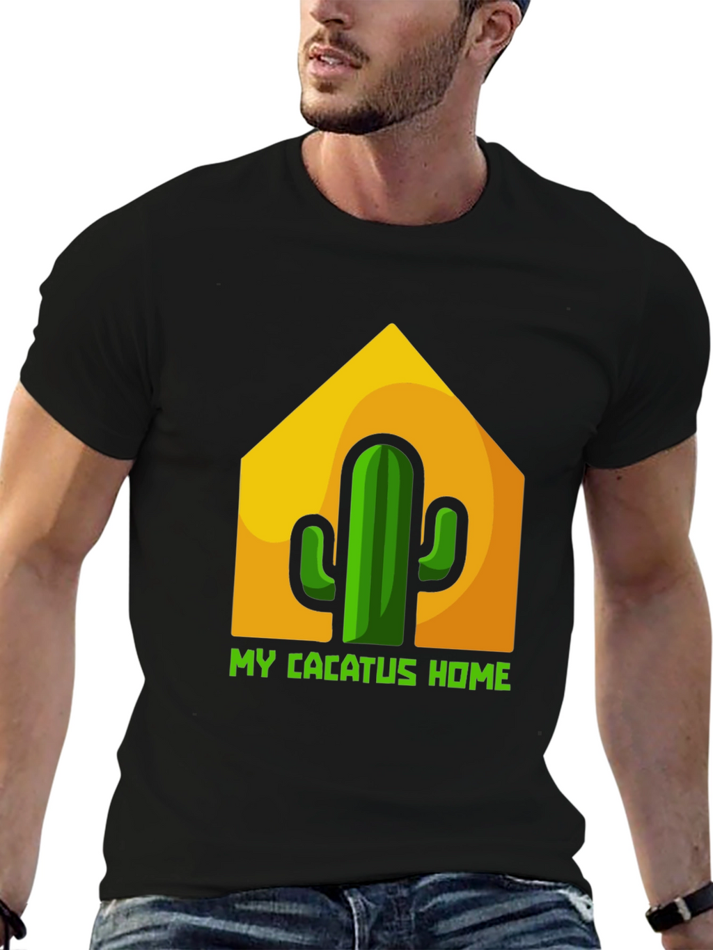 Cactus Home T-Shirt - Funny Plant Lover Tee
