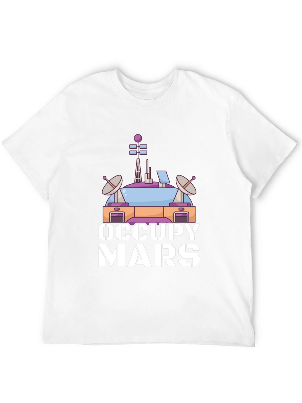 Occupy Mars Graphic T-Shirt - Space Exploration Tee