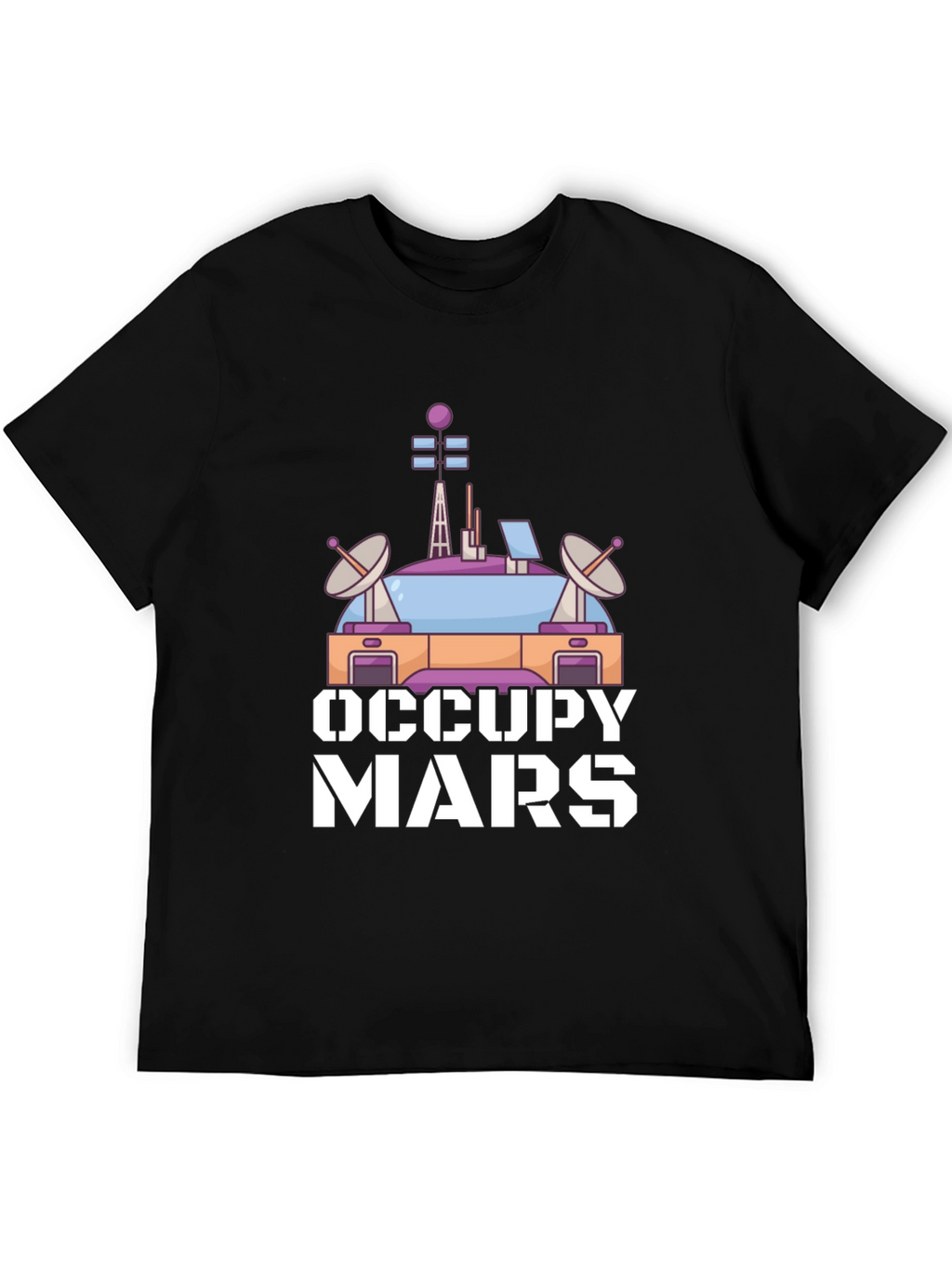 Occupy Mars Graphic T-Shirt - Space Exploration Tee