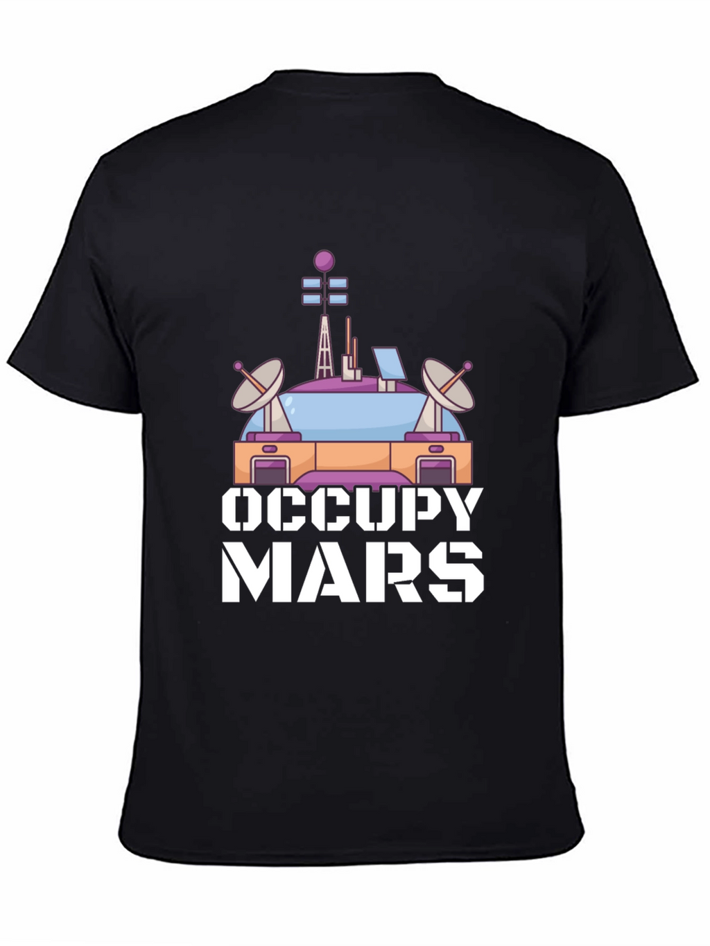 Occupy Mars Graphic T-Shirt - Space Exploration Tee