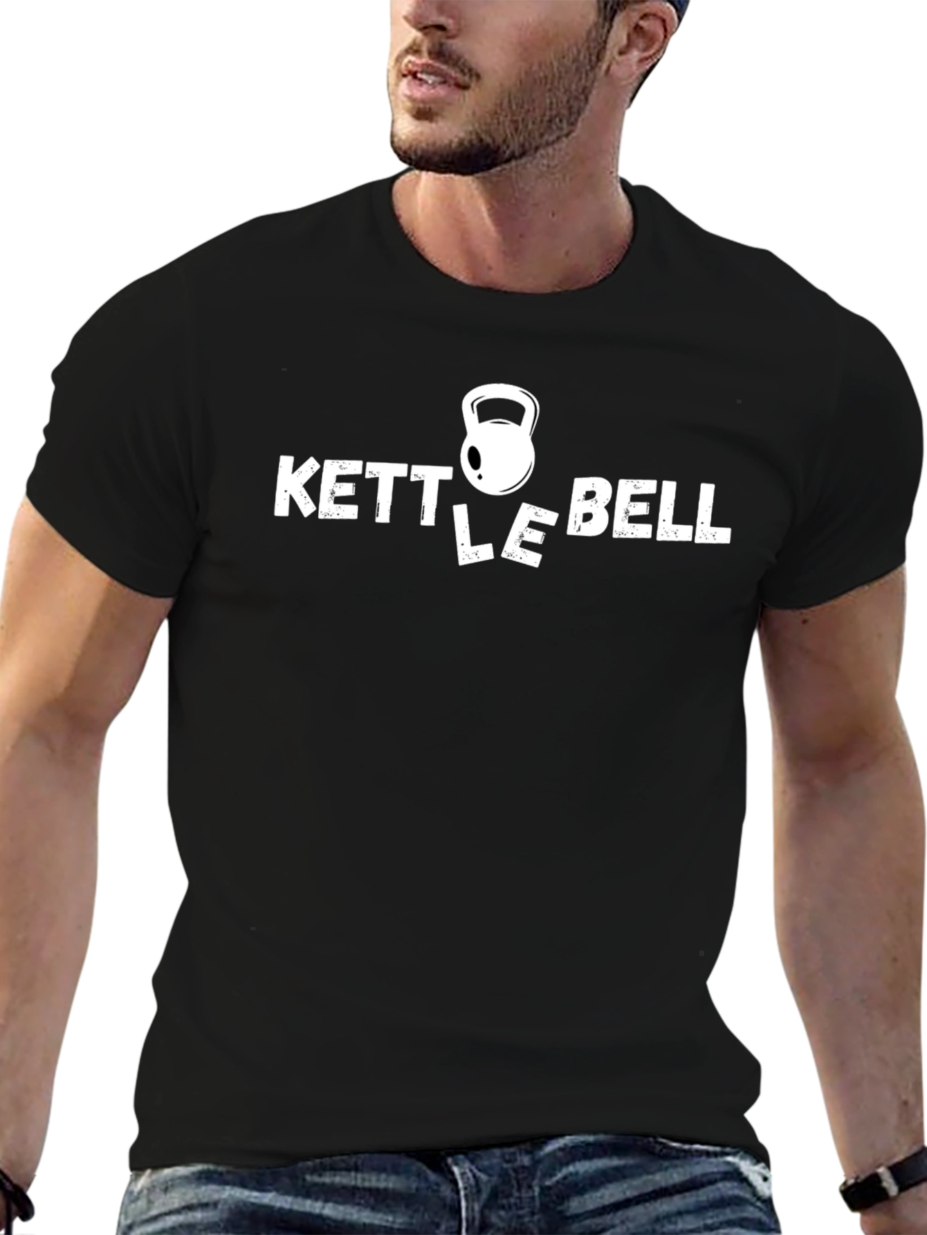 Kettlebell Workout T-Shirt - Black