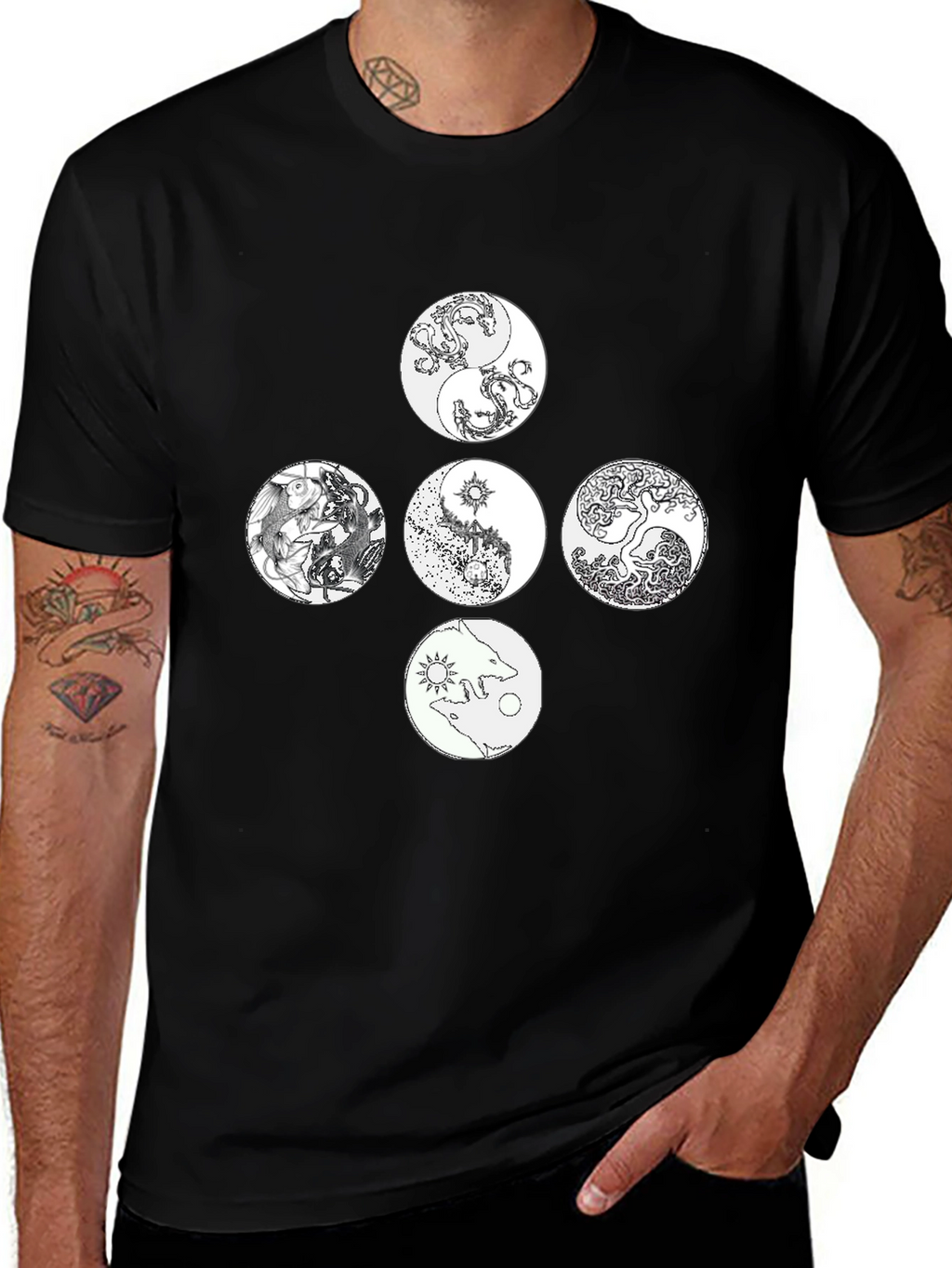 Yin Yang Symbol T-Shirt