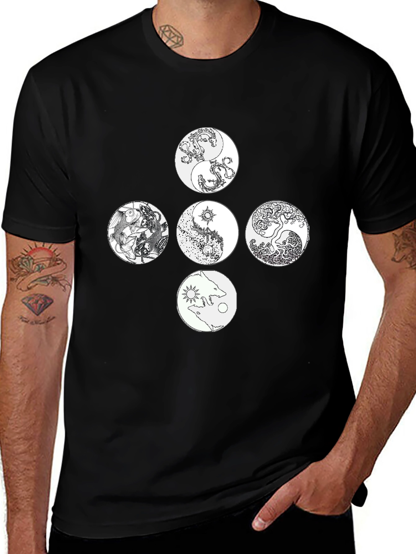 Yin Yang Symbol T-Shirt