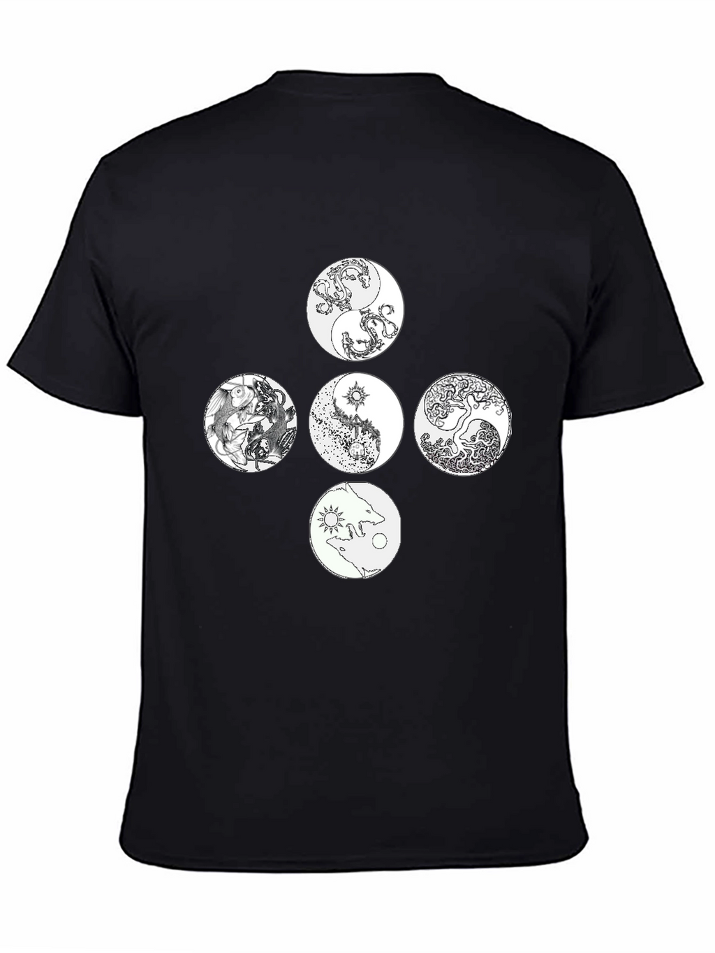 Yin Yang Symbol T-Shirt