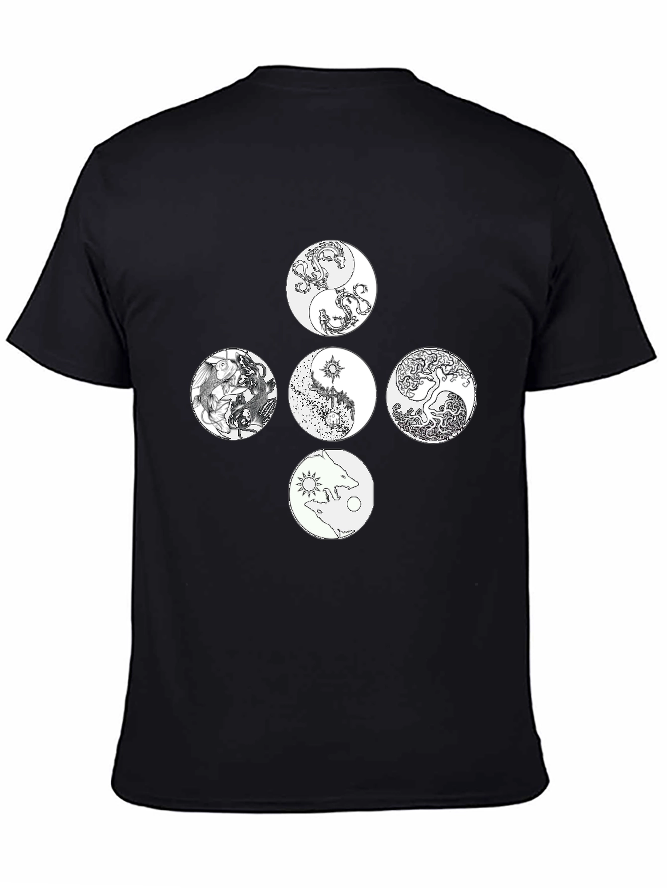 Yin Yang Symbol T-Shirt