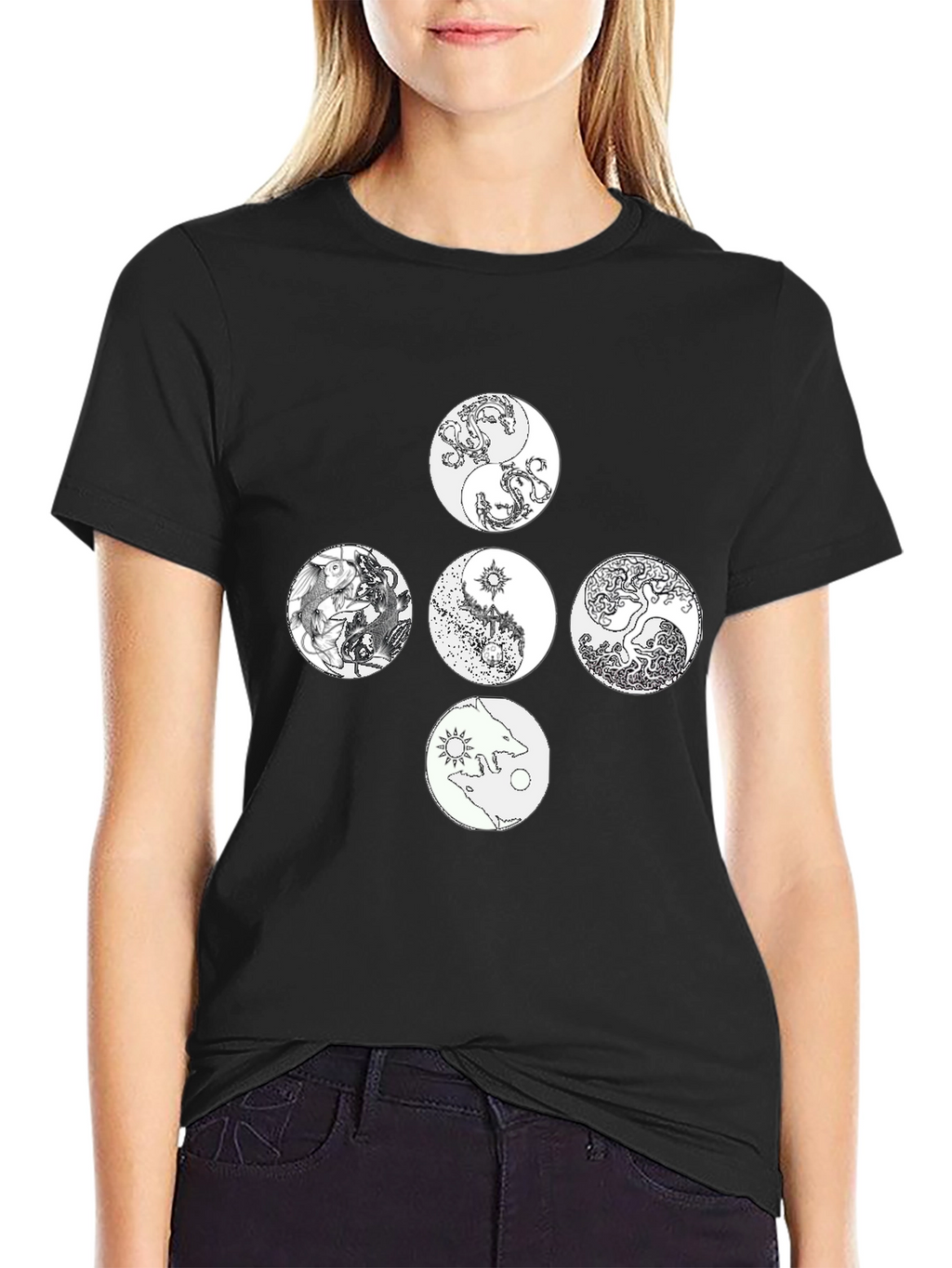 Yin Yang Symbol T-Shirt