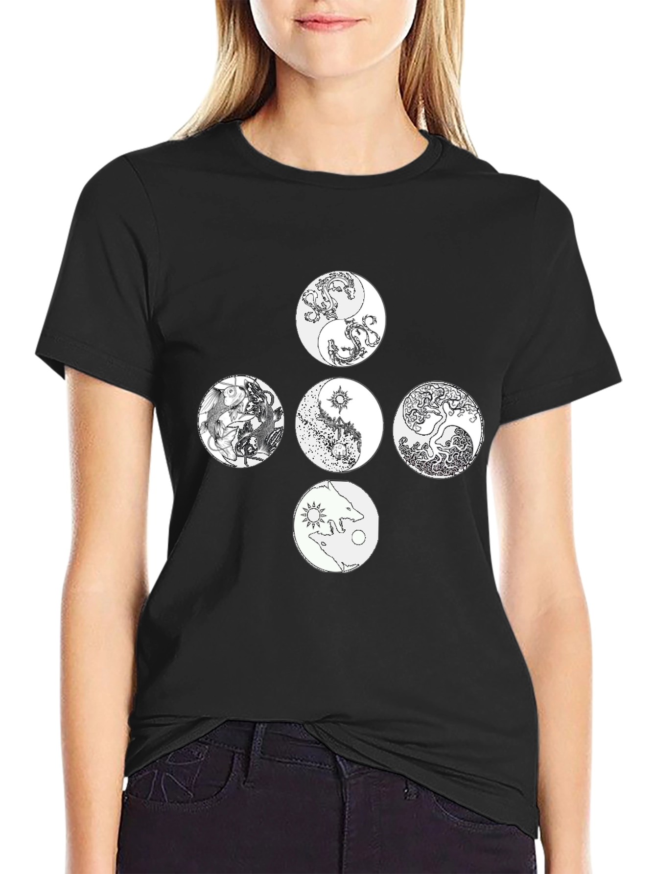Yin Yang Symbol T-Shirt
