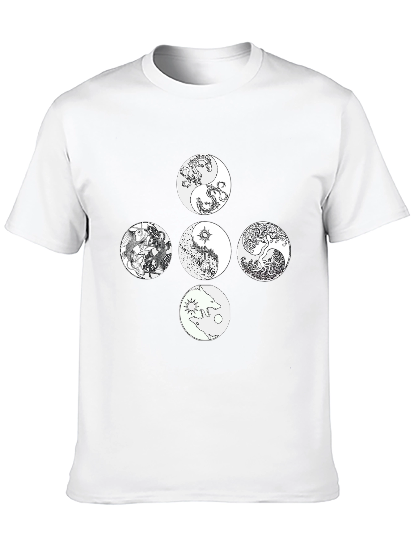 Yin Yang Symbol T-Shirt