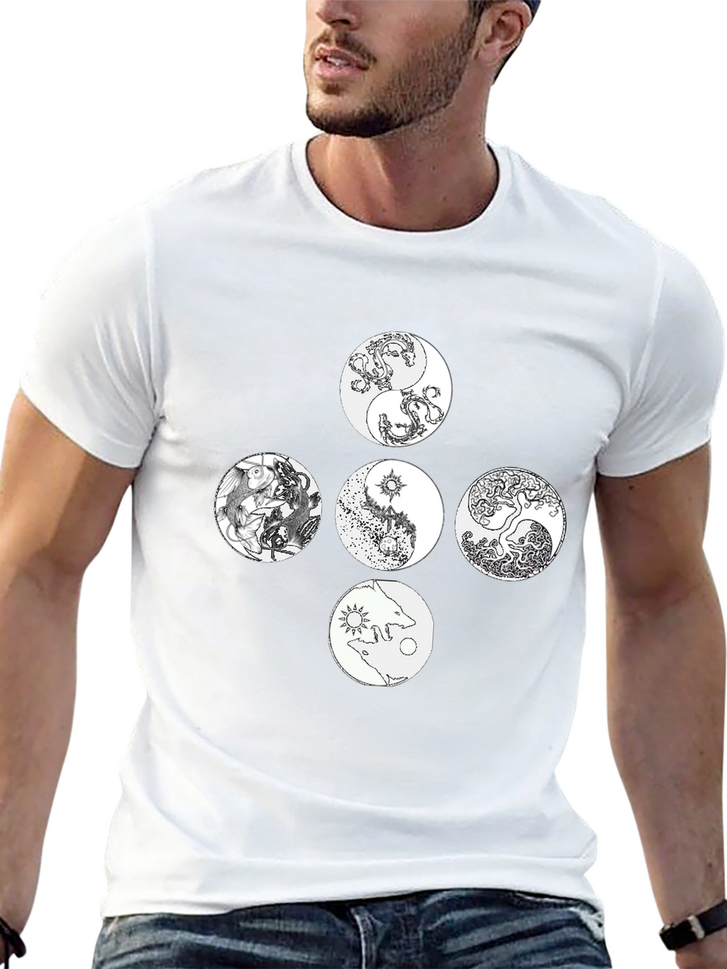 Yin Yang Symbol T-Shirt
