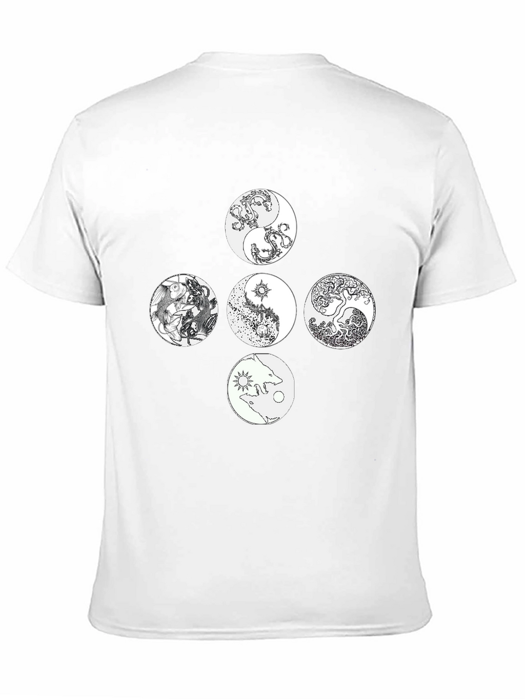 Yin Yang Symbol T-Shirt
