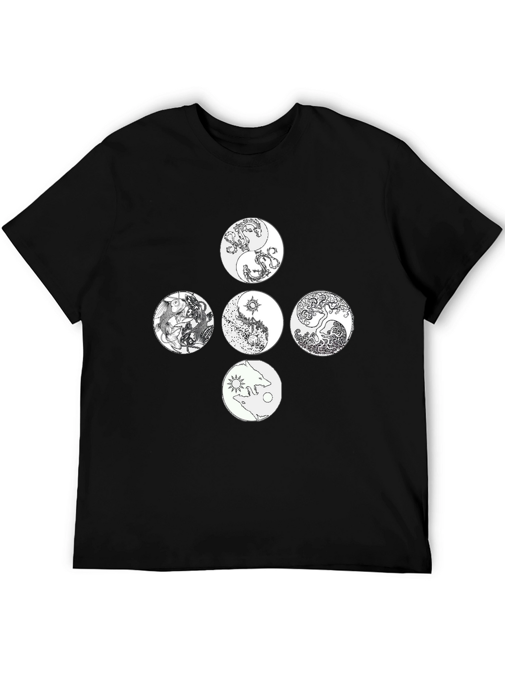 Yin Yang Symbol T-Shirt