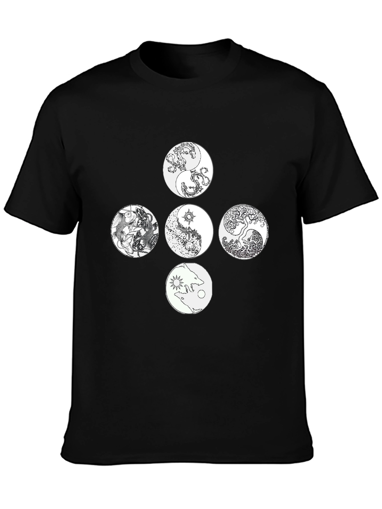 Yin Yang Symbol T-Shirt