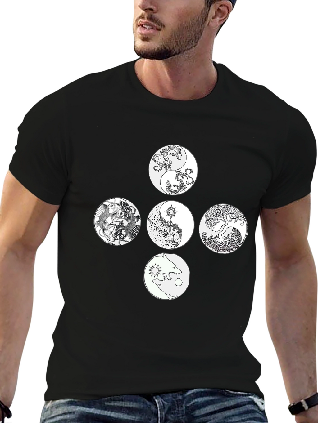 Yin Yang Symbol T-Shirt