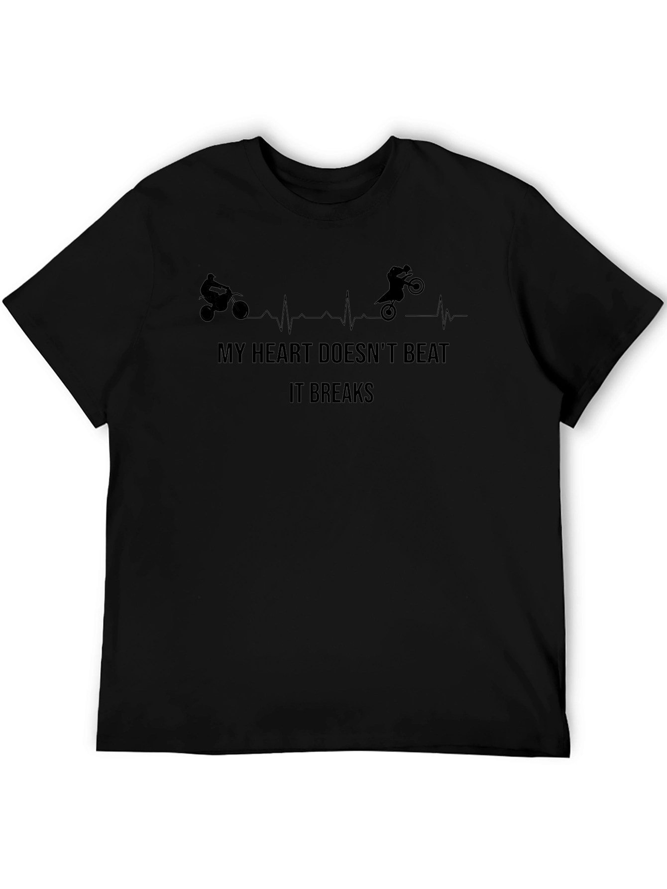 My Heart Breaks T-Shirt - Motocross