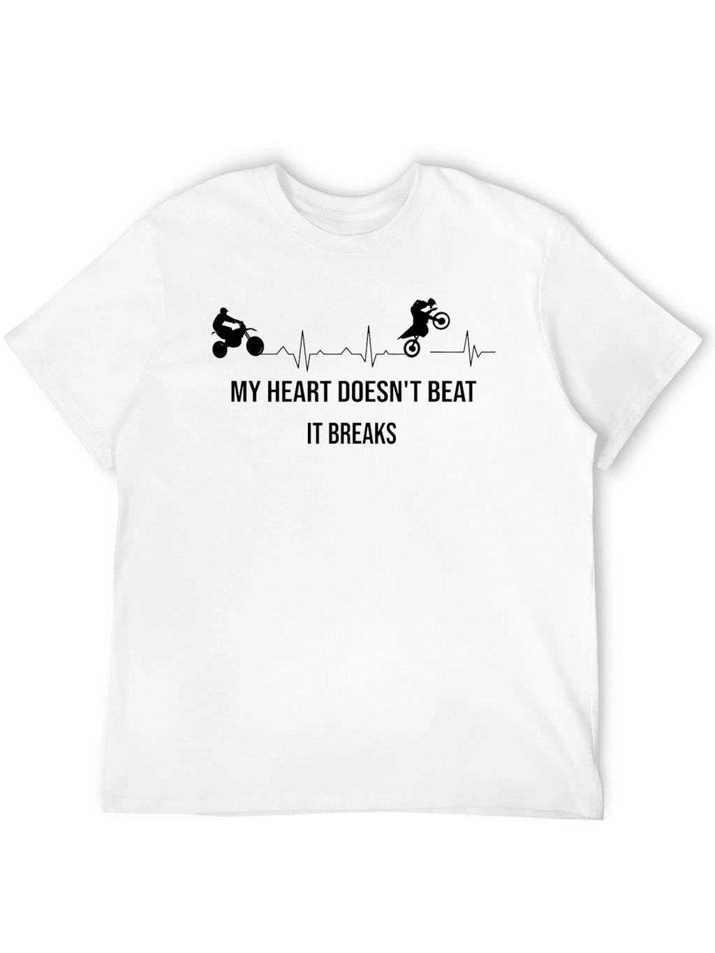 My Heart Breaks T-Shirt - Motocross