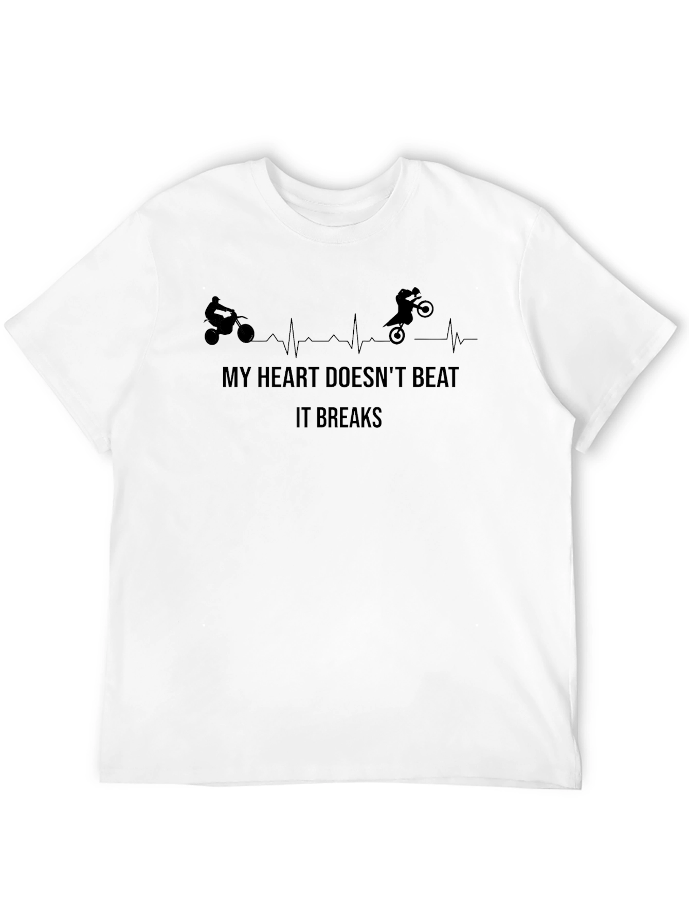 My Heart Breaks T-Shirt - Motocross