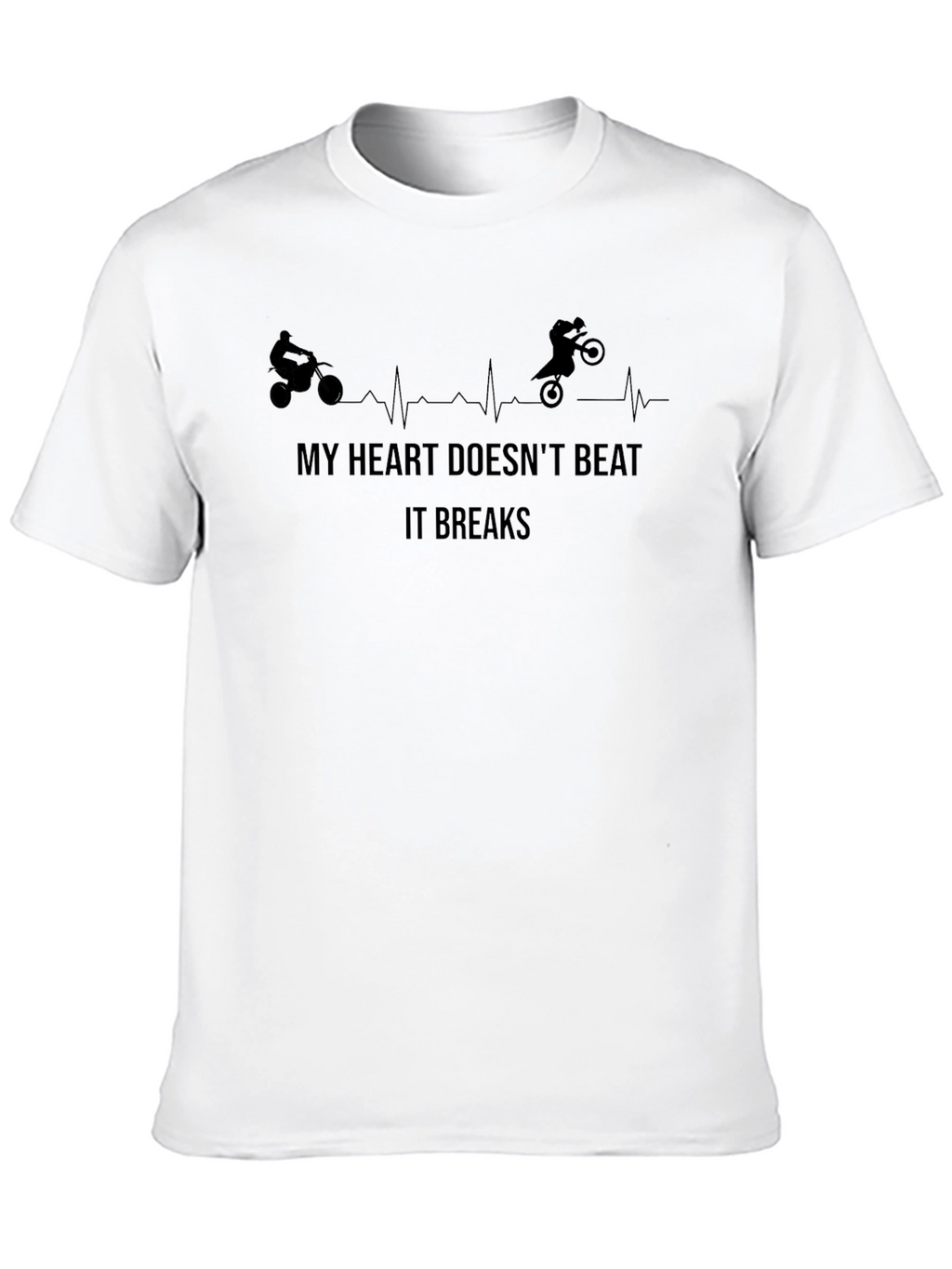 My Heart Breaks T-Shirt - Motocross