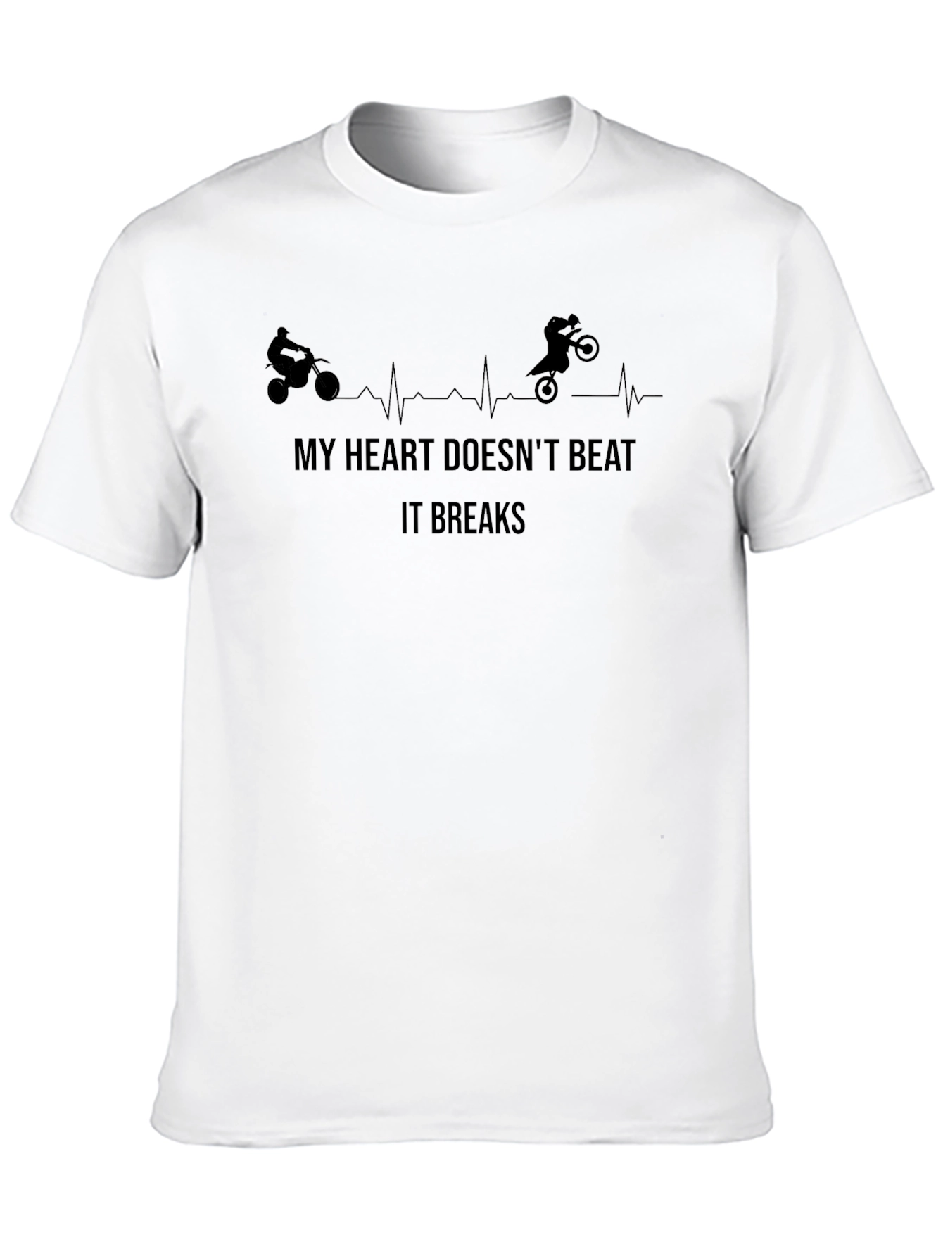 My Heart Breaks T-Shirt - Motocross