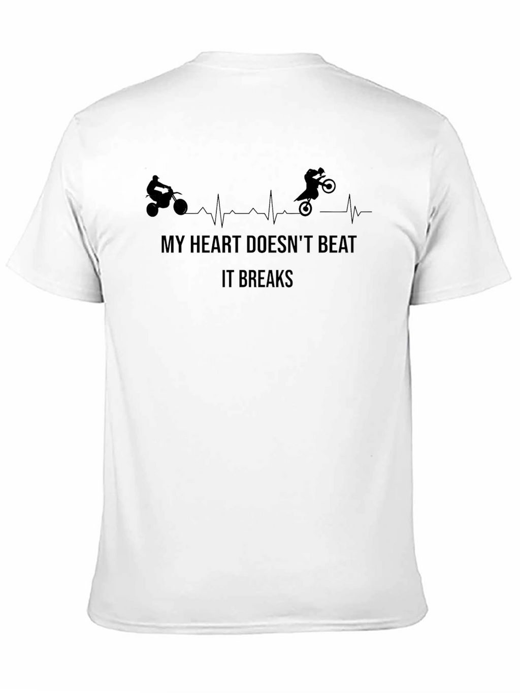 My Heart Breaks T-Shirt - Motocross