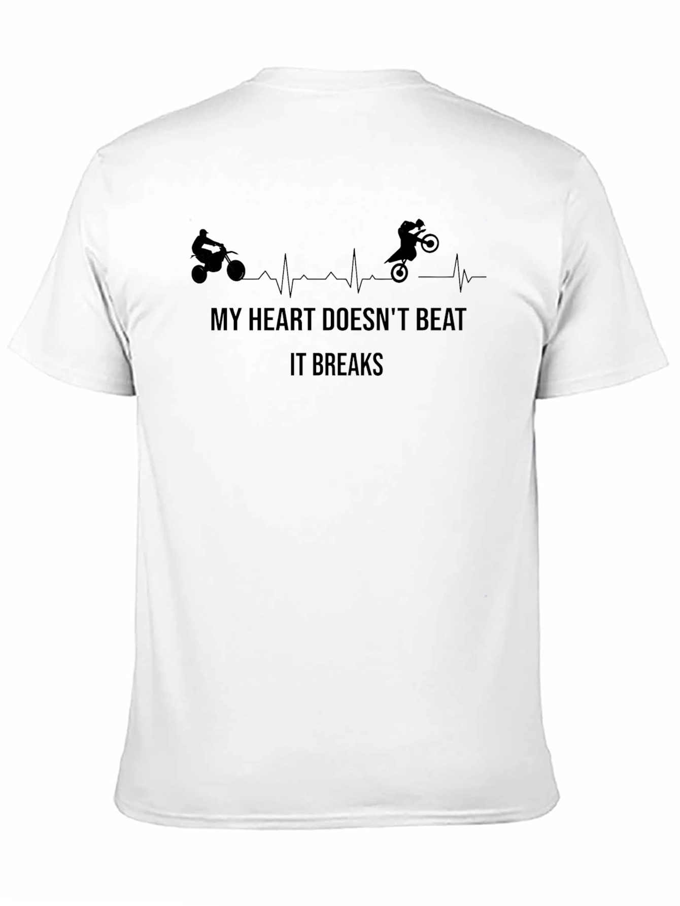 My Heart Breaks T-Shirt - Motocross