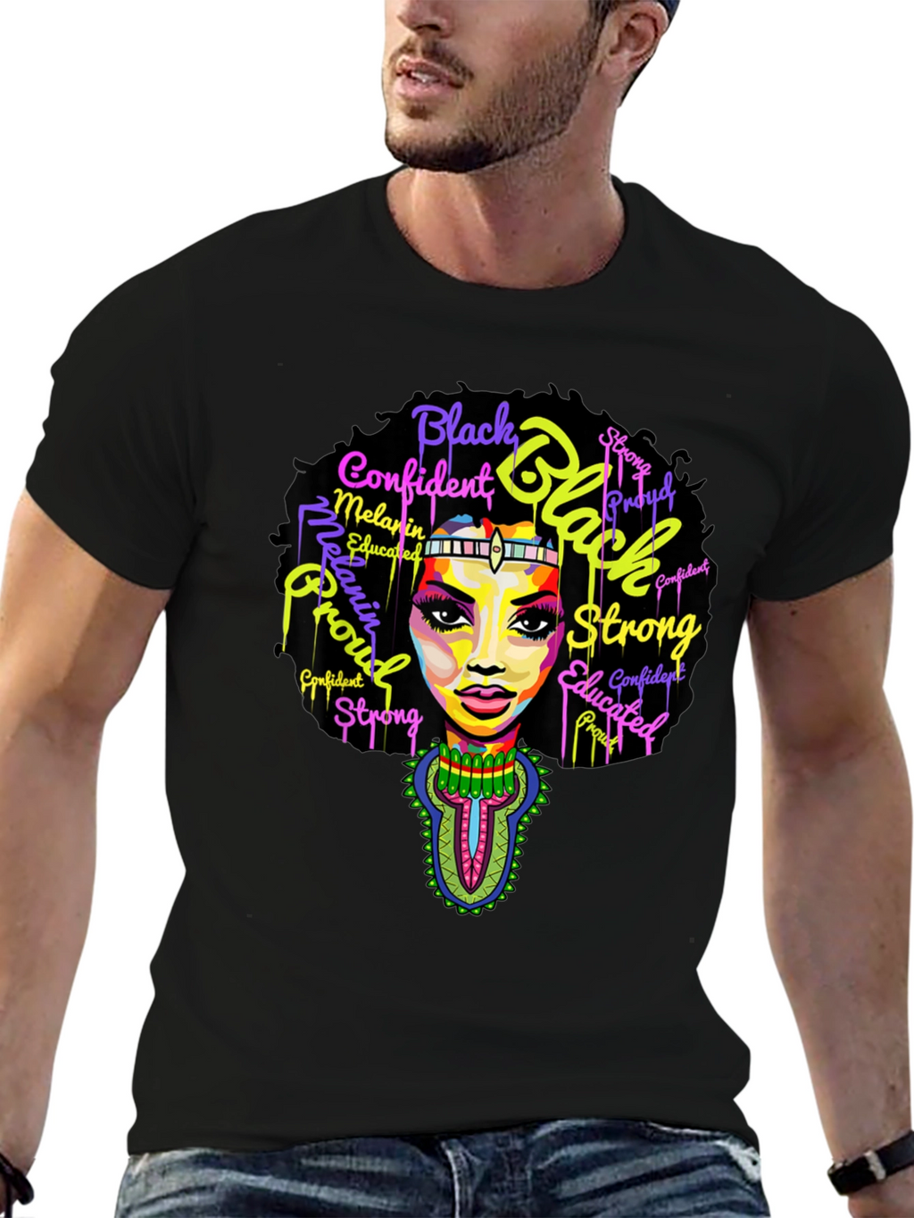 Black Confident Melanin Proud T-Shirt