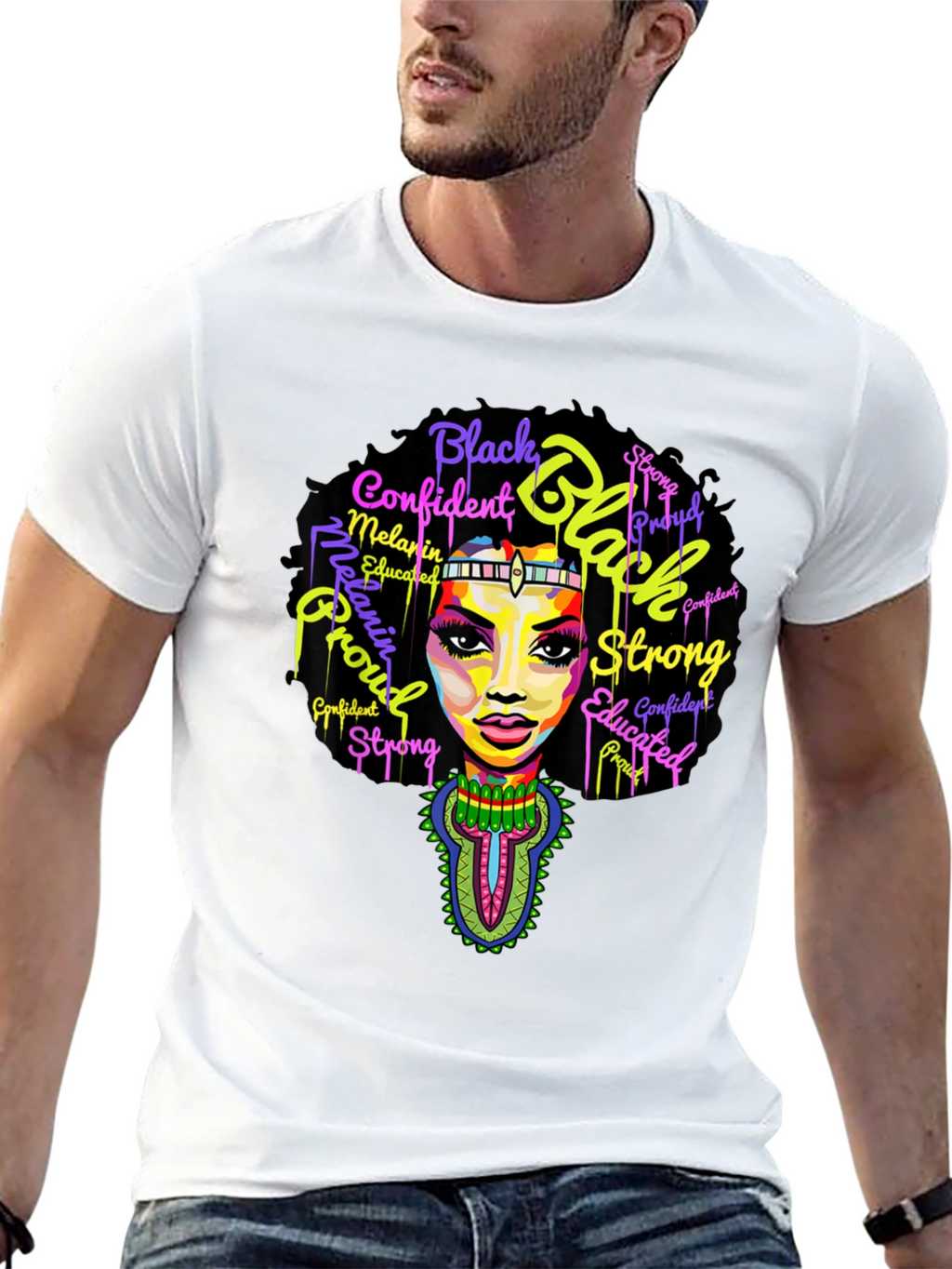 Black Confident Melanin Proud T-Shirt
