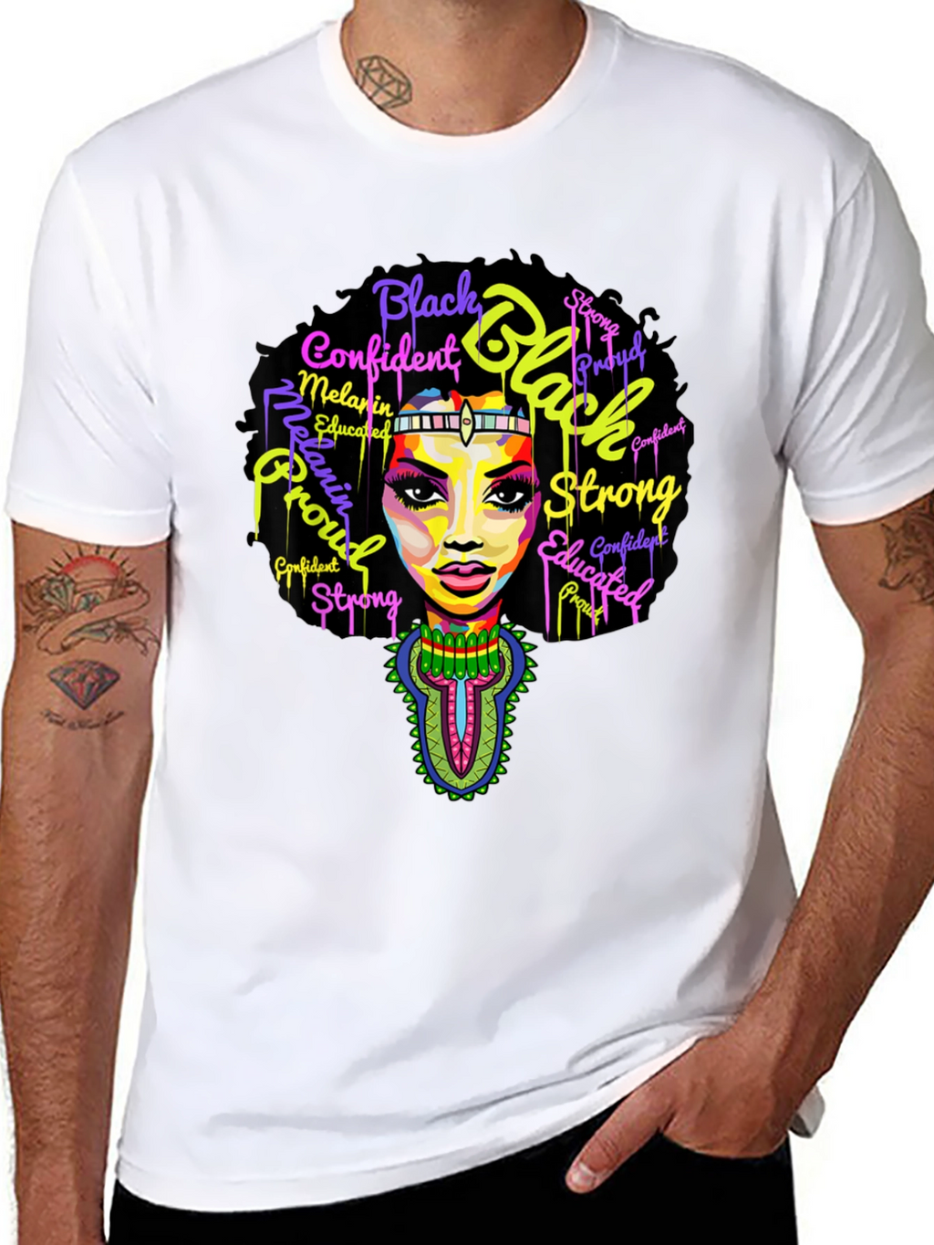 Black Confident Melanin Proud T-Shirt