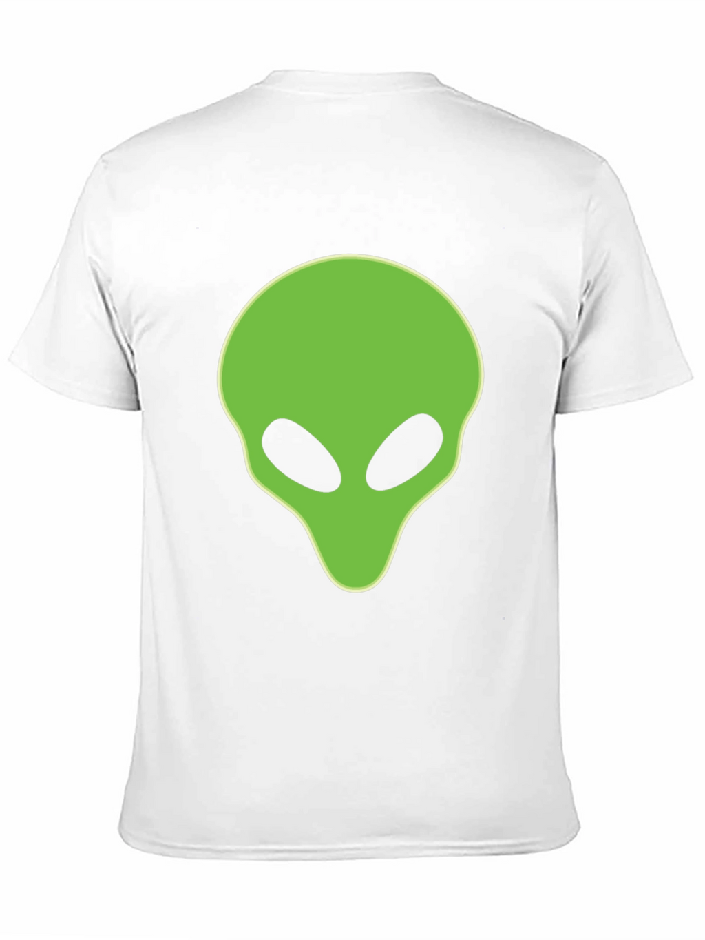Alien Head Graphic Black T-Shirt